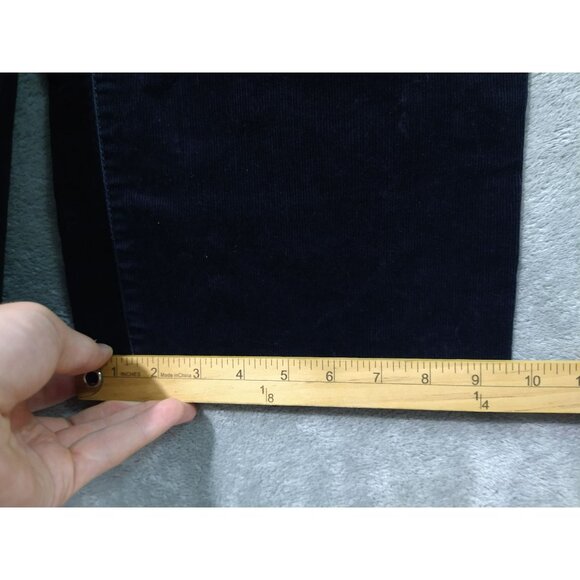 Talbots Pants Womens 18W Petite Black Corduroy Signature Boot Mid Rise Stretch - Picture 6 of 10